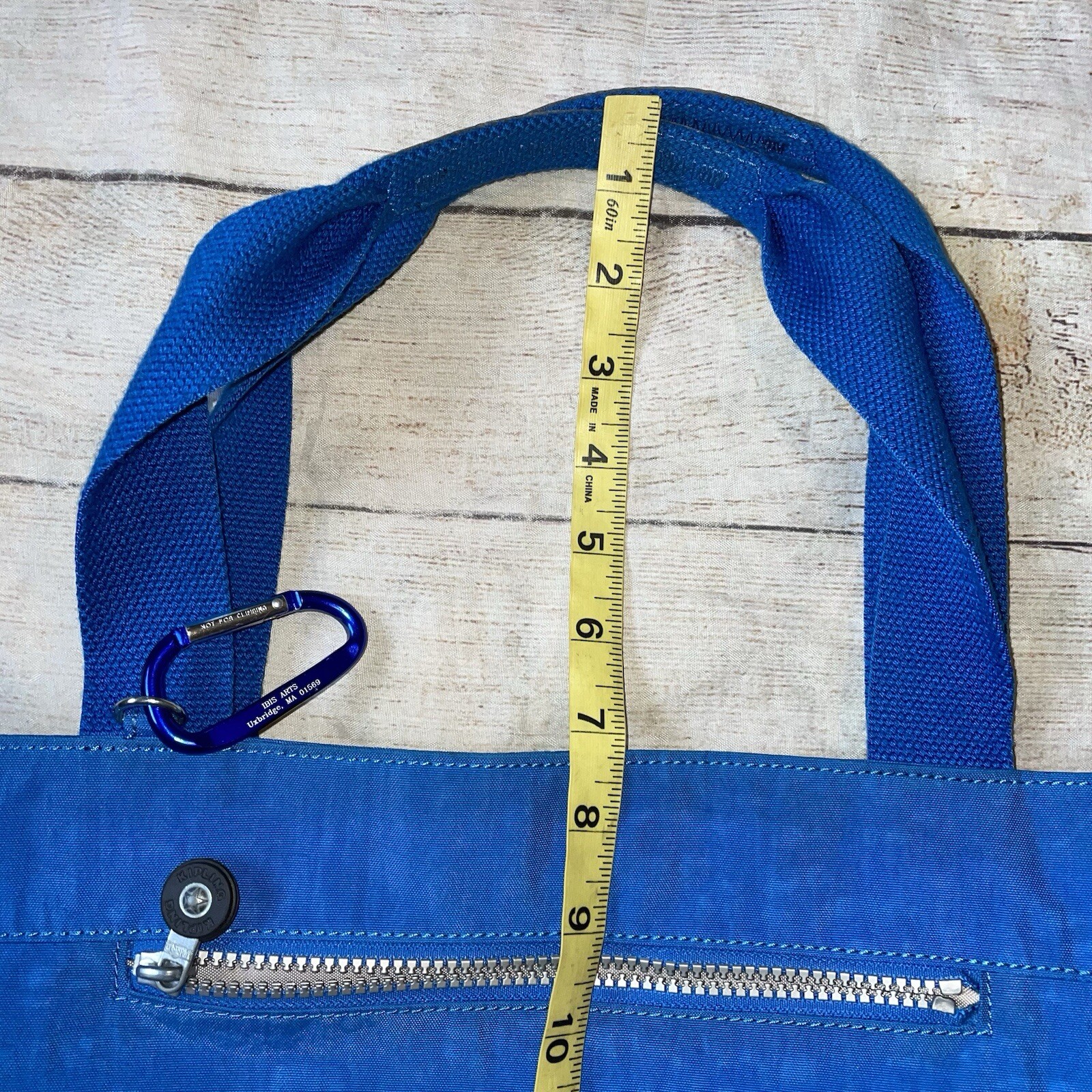 Kipling Medium Blue Tote Bag - image 5