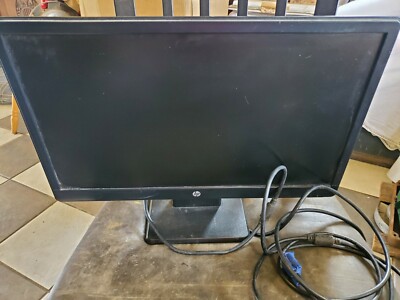 Hp W2072A Wide Screen LED LCD VGA DVI PC COMPUTER MONITOR WORKS | eBay