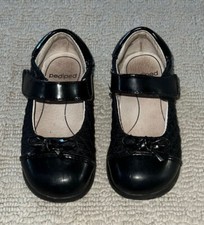 Pediped Flex Naomi Black Toddler Mary Jane Shoes - Size 8.5 / EU 25