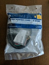 Genuine OEM GE Universal 4-wire dryer cord, 5ft. length WX09X10019 New