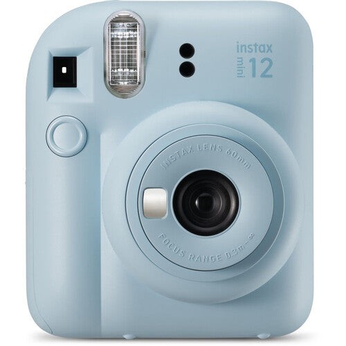Fujifilm Instax Mini 12 Camera (Pastel Blue) with instax mini film - 20 shots