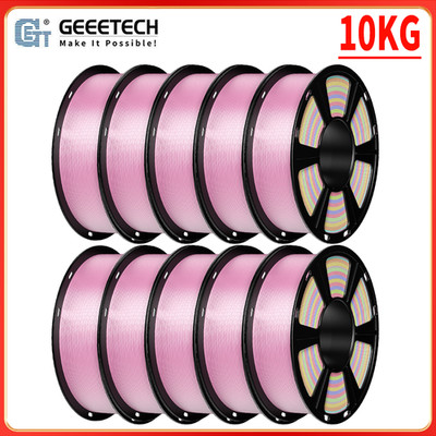 10KG Geeetech 3D Drucker Seide Rainbow PLA Filament 1,75mm 10pcs 10*1KG Gradient