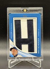 2012 Max Scherzer Topps Own The Name Letter H Patch 1/1