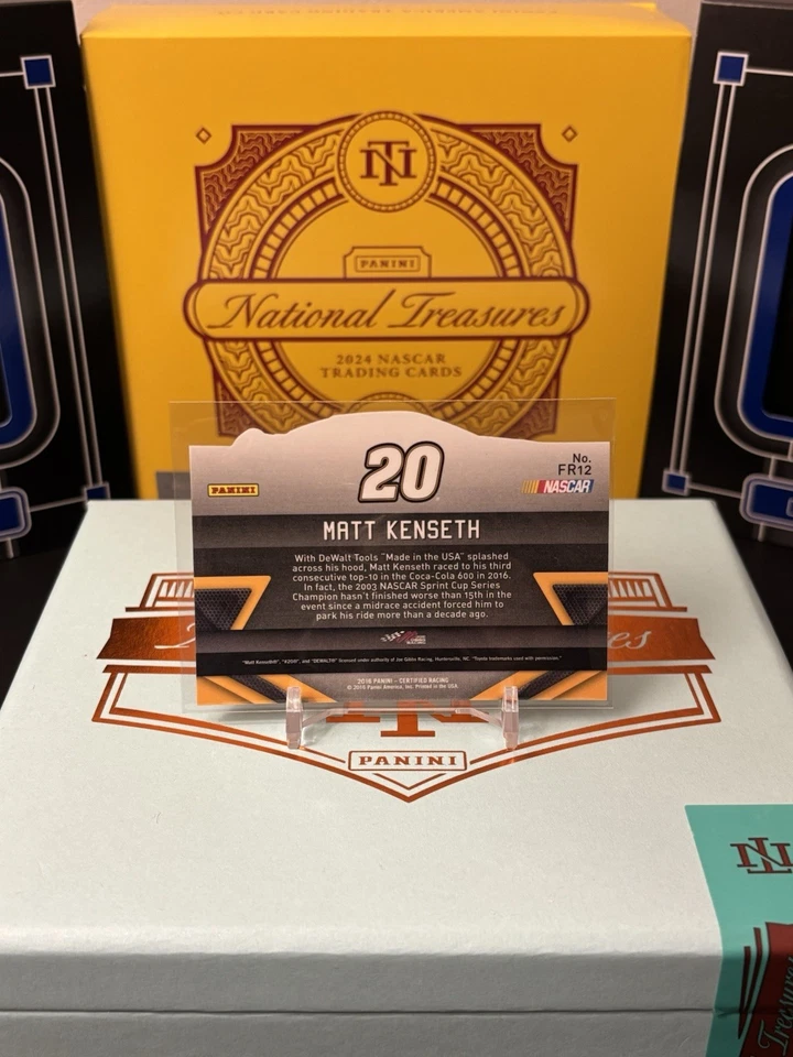 2016 Panini Certified - Famed Rides Matt Kenseth #FR12 Mirror Blue /50 - Image 2 of 2