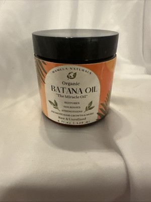 Mamela Naturals Raw Organic Batana Oil for Hair Growth | Honduras | 4oz NEW Seal