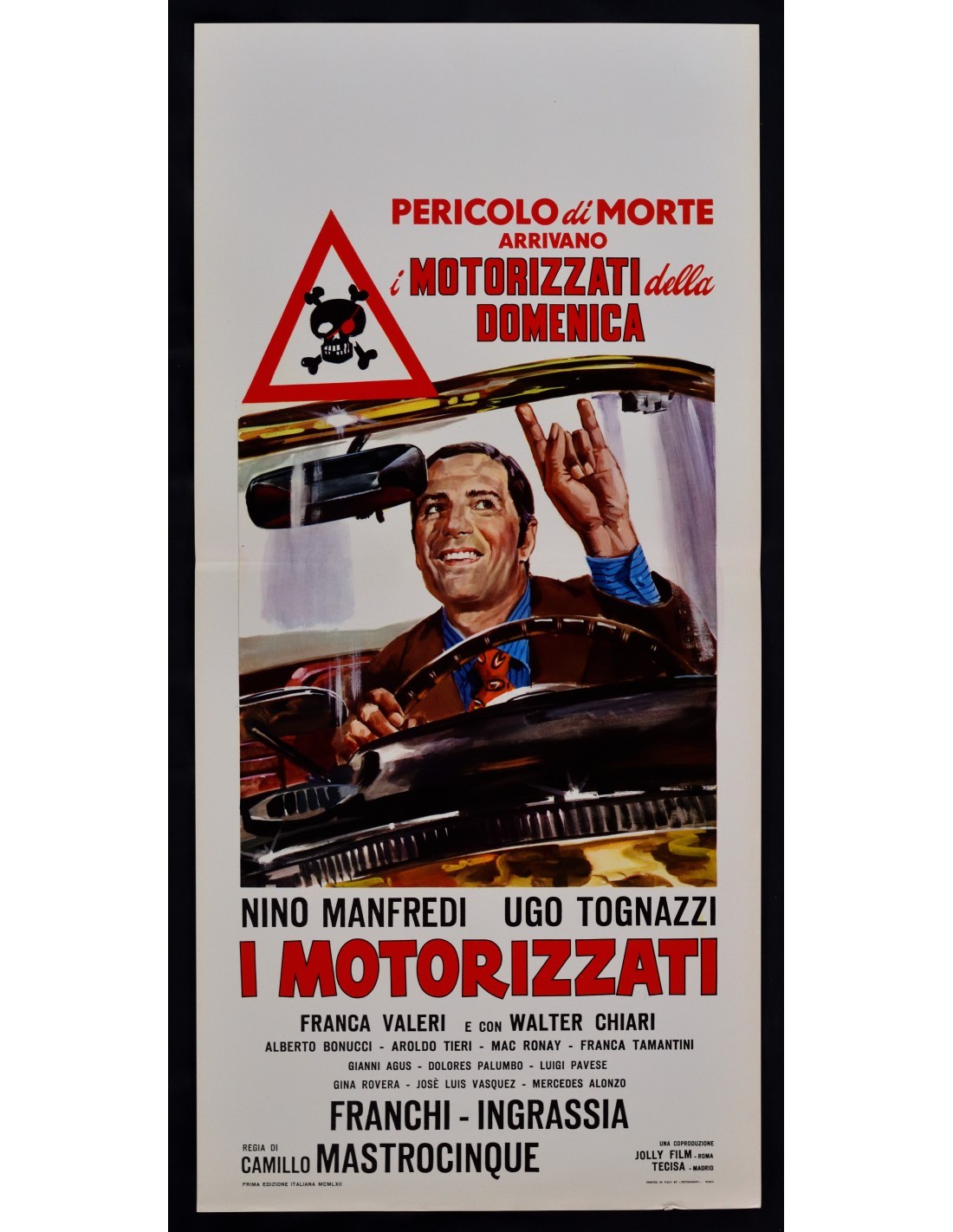 Locandina originale film I motorizzati (1962) - Regia di Camillo Mastrocinque