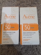 Avene Mineral Sunscreen Multi-Defense Fluid SPF 50 1.3fl.oz ea. 2 Pack