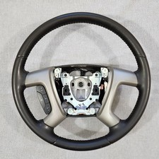 07-14 Chevrolet Gmc Tahoe Yukon Silverado Steering Wheel Black Ebony Leather Oem 07-14 Chevrolet Gmc Tahoe Yukon Silverado Steering Wheel Black Ebony Leather Oem