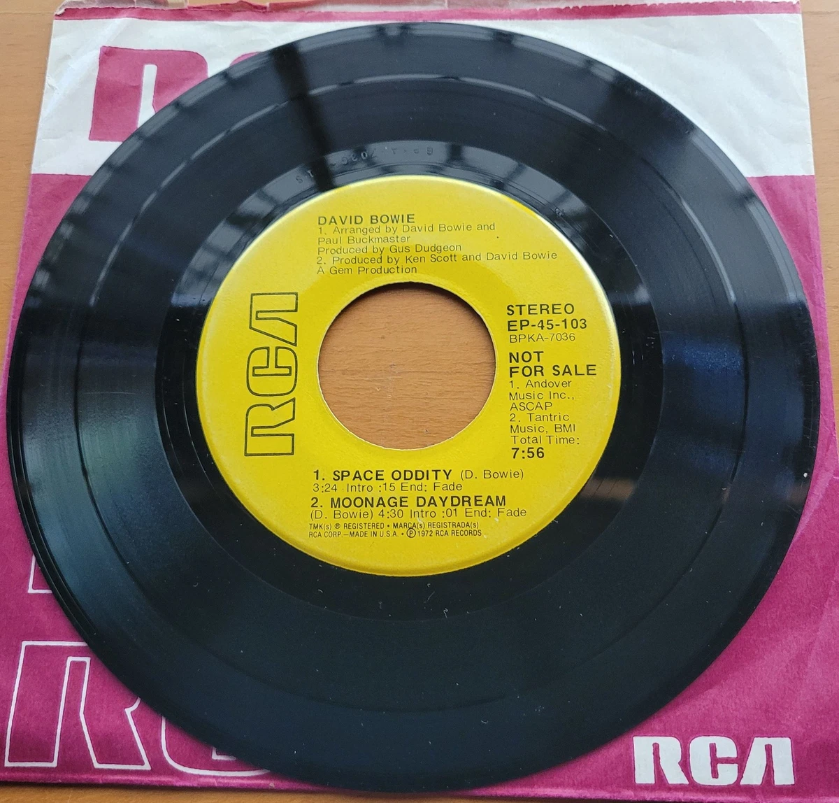 DAVID BOWIE - Promo EP - USA
