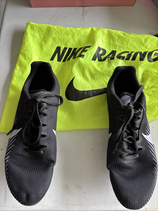 Nike Zoom Rival M AH1020-004 Black Running Cleats Size 6.5 Sneakers