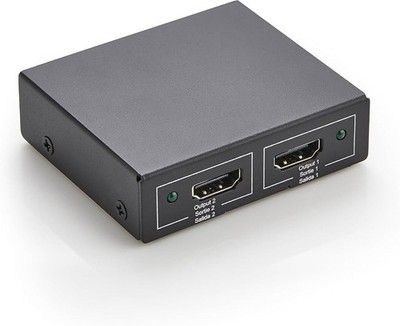 Amazon Basics HDMI-Splitter | 1 In / 2 Out | 4K bei 30 Hz | Wie Neu