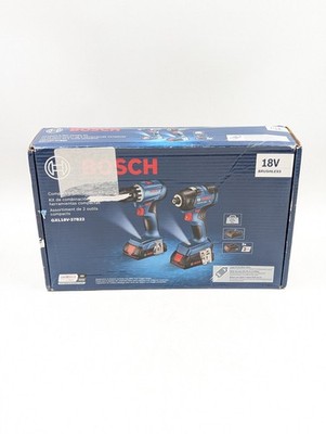 Bosch GXL18V-27B22 18V Brushless Compact 2 Tool Combo Kit Drill & Impact Driver
