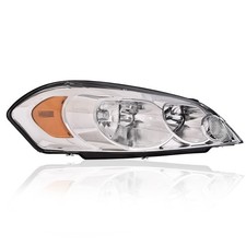 Headlight Assembly Pass RH W/o Bulb Impala 06-16 Monte Carlo 06-07 Clear Chrome