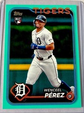 2024 Topps Update Series - Wenceel Perez #US233 Aqua (RC)
