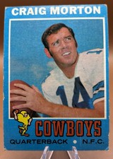 1971 Topps - Craig Morton #171 VG-EX Dallas Cowboys