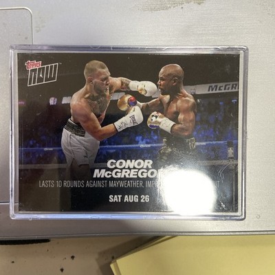 2017 Topps Now Card MM5 BOXING Floyd Mayweather vs Conor McGregor