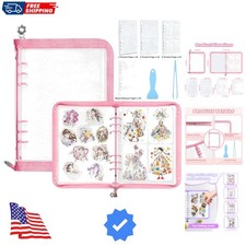 Sticker Organizer Binder Sticker Storage Organizer Reusable Sticker Book Coll...