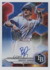 2023 Bowman's Best of Blue Refractor 75/150 Brock Jones #B23-BJ Auto 00li
