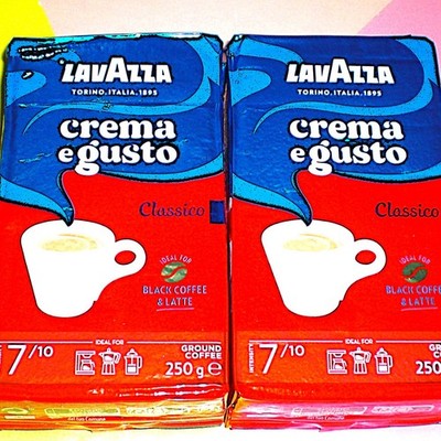 LAVAZZA crema e gusto Classico Ground Coffee 500g 2x250g