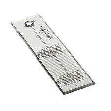 LP Stylus Turntable Record Vinyl Acrylic Calibration Ruler With Cleaning Cloth S