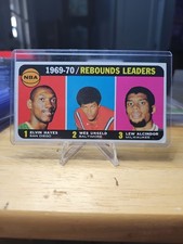 1969-70 Rebounds Leaders Elvin Hayes Wes Unseld Lew Alcindor 1970-71 Topps #5