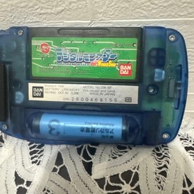 WonderSwan Clear Blue Console With Game Cartridge Sw-001