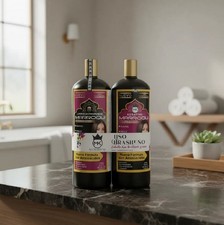 Cirug a Capilar Marroqu  1L Keratina Brillo de Seda Alisado Cabello Rebelde