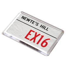 FRIDGE MAGNET - Newte's Hill EX16 - UK Postcode