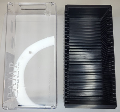 PAMP Suisse 25 Count Storage Box for Carded Bars Gold Silver Platinum Palladium
