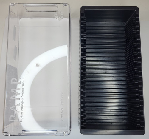 PAMP Suisse 25 Count Storage Box for Carded Bars Gold Silver Platinum Palladium