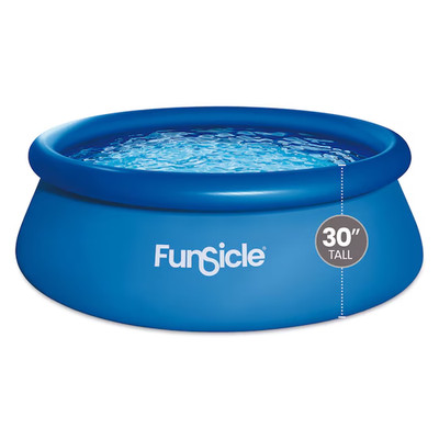 Funsicle 8ft x 30in QuickSet Inflatable Above Ground Pool w/ Pump