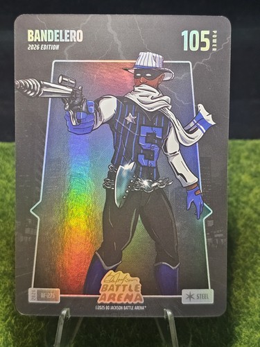 2026 Bo Jackson Battle Arena #BF-275 Paulo `Bandelero` Banchero Steel Battlefoil