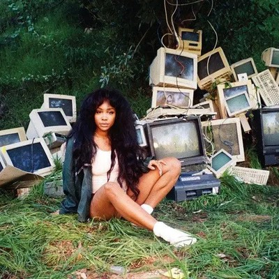 2xLP Sza Ctrl GREEN TRANSLUCENT VINYL, INCL. BOOKLET NEAR MINT Top Dawg Ente