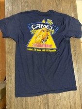 Vintage 1988 Joe Camel 75th Birthday Promo Shirt Size L Cigarette Smoking