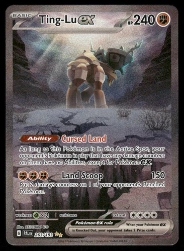 Pokemon Cards Ting-Lu ex 263/193 Paldea Evolved Special Illustration Rare NM