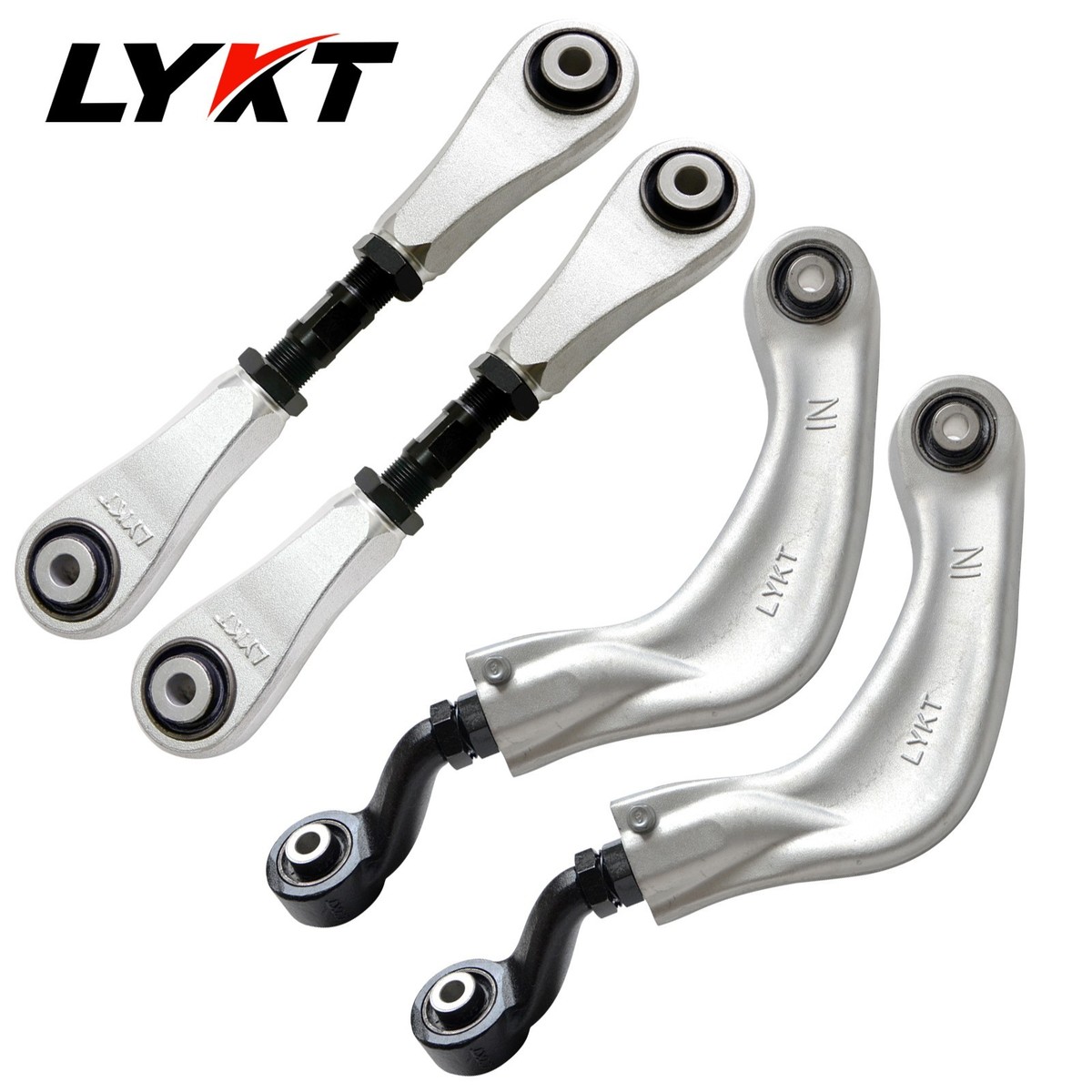 LYKT 4pcs Adjustable Rear Camber&Toe Kit for Audi A、S、Q5、RS5/7