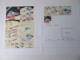 LEGO Vintage 6875 Hovercraft Space System 100% Complete Instructions MT