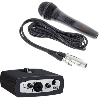 Icon MicU ProDrive III USB Audio Interface + KORN KM-505 S Mikrofon Neu
