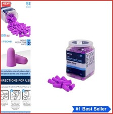 Foam Ear Plugs 50 Pair NRR 33 dB Sleeping Snoring Travel Concerts Construction