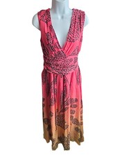 NWT Anthropologie Verb by Pallavi Singhee V-Neck Ombre Maxi Dress Size XS
