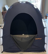 Slumberpod Portable Privacy Pod Blackout Canopy and Regalo Toddler Cot