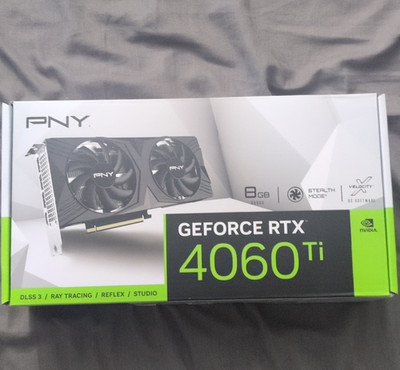 PNY GeForce RTX 4060 Ti 8GB GDDR6 NVIDIA Ray Tracing Graphics Card