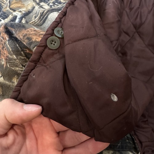 Camisa de Caza Cabelas Acolchada Gamuza Camuflada Reclusión 3D Abotonada Talla XLT XL Alta - Imagen 9 de 11