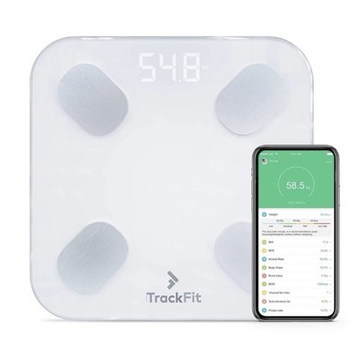 FitTrack Dara Smart BMI Digital Scale - Measure Weight and Body Fat - Most Ac...