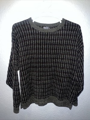 Vintage Jantzen Classics Knit Crew Neck Sweater Size XL Multicolor