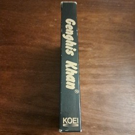 Genghis Khan (Nintendo NES, 1990) - Complete W/Map - Tested - Authentic