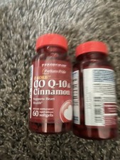 Puritan's Pride Q-SORB Co Q-10  Cinnamon - 60 Rapid Release Softgels Lot Of 2
