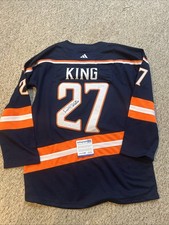 NEW YORK ISLANDERS- DEREK KING SIGNED AUTOGRAPH JERSEY ACAO 85 1st ROUND NHL