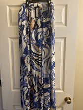 Nwt Bryn Walker Womens Osca Iride Wide Leg Pants Size Xl