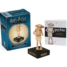 NIB Running Press Harry Potter Talking Dobby Figurine w Sound  Collectible Book